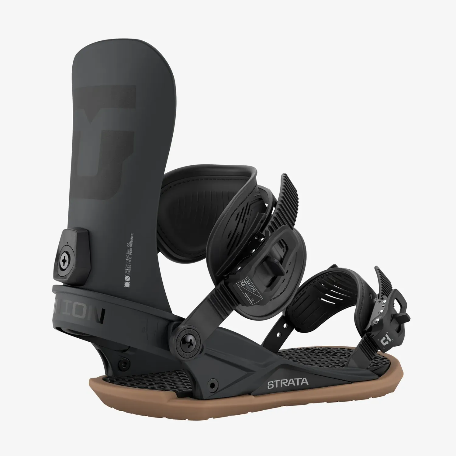 Union Men's Strata Snowboard Binding 2027, Color: Black, Size: M