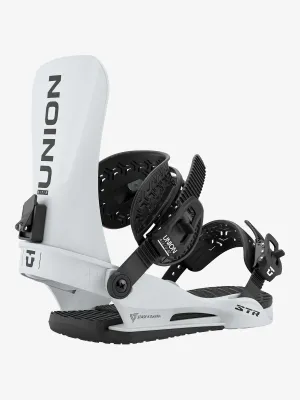 Union Men's STR Snowboard Binding 2027 in Grey, main view