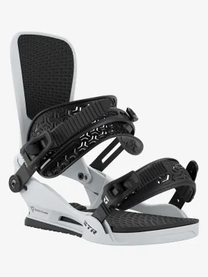 Union Men's STR Snowboard Binding 2027 in Grey, alternate view 1