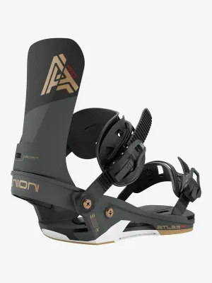 Union Men's Atlas Pro Snowboard Binding 2027 in Black, main view