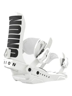 Union Men's Force Team Snowboard Binding 2027 in Stone, front view
