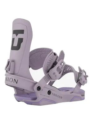 Union Women's Trilogy Snowboard Binding 2027 in Violet, front view