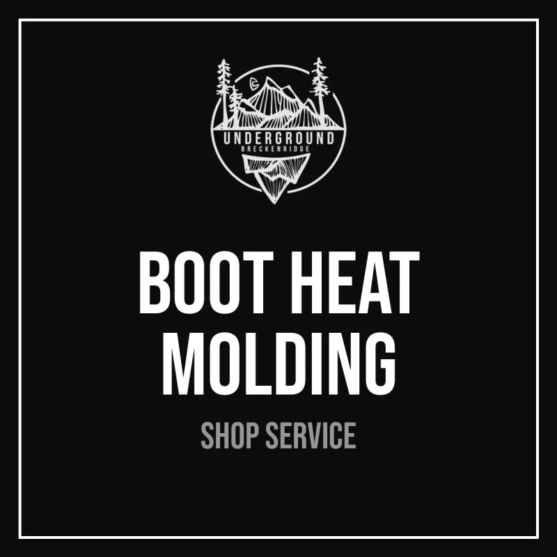 Snowboard boot heat molding at Underground Snowboards