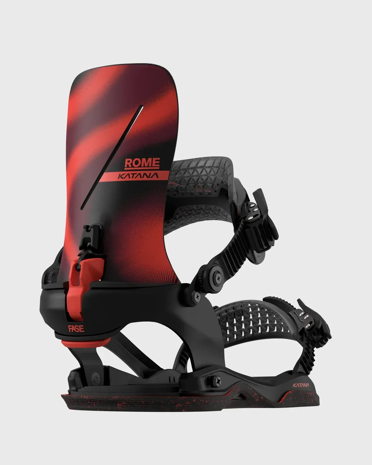 Rome Women's Katana AW FASE Snowboard Binding 2027, Color: Deep Red, Size: S