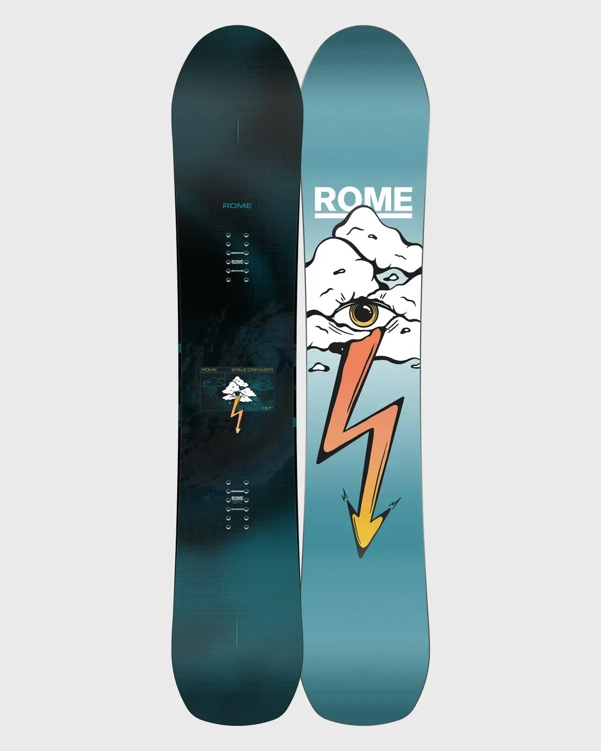 Rome Stale Crewzer Snowboard 2027, Size: 154