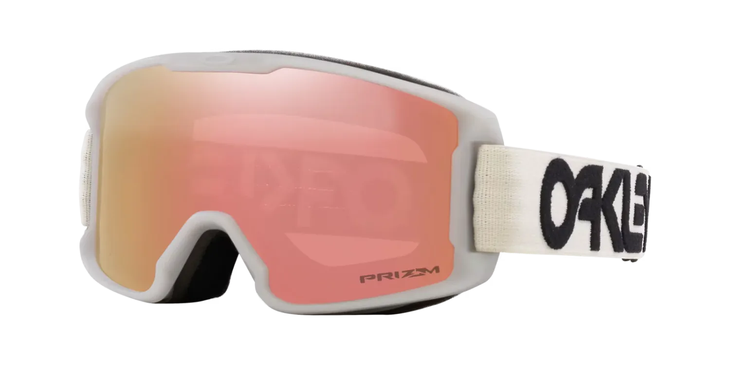Oakley Kids' Line Miner S Goggles, Color: Matte Cool Grey w/Rose Gold