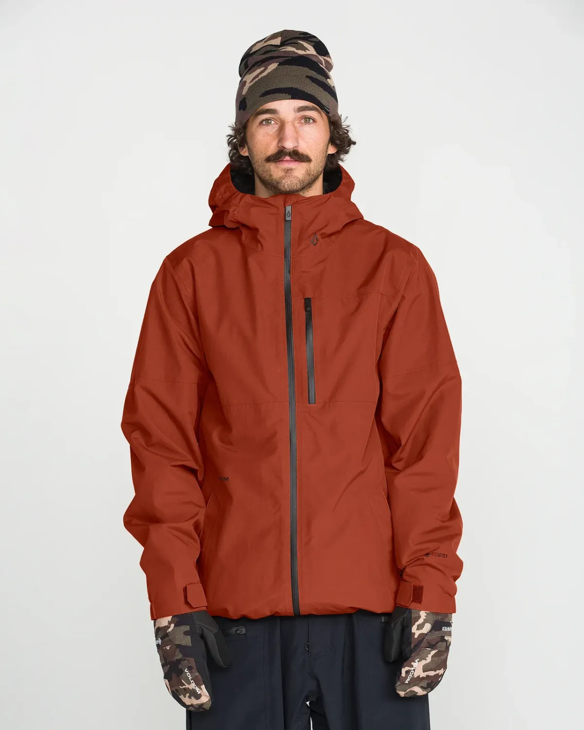 Volcom Men's L GORE-TEX Jacket, Color: Burnt Orange, Size: M