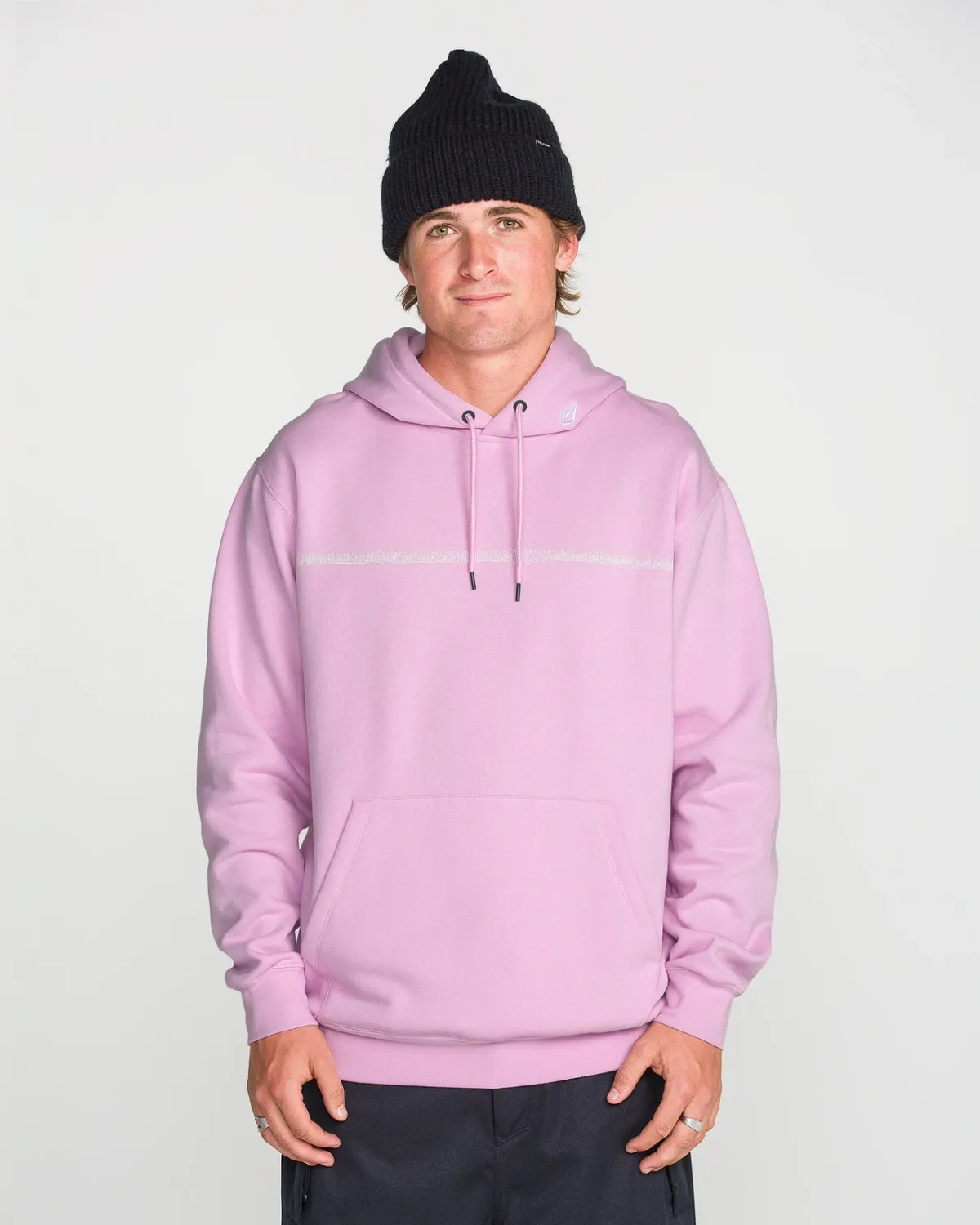 Volcom Men's Essential Riding Hoodie, Color: Pink, Size: S