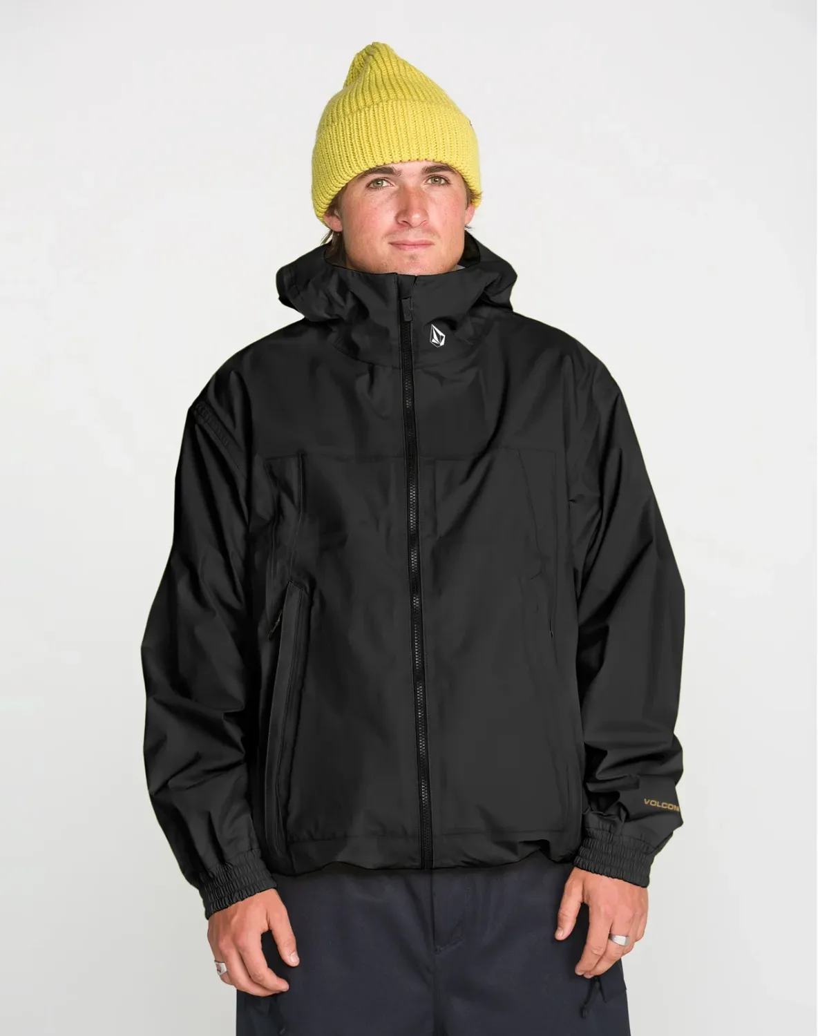 Volcom Men's Arthur 3L 20K Jacket, Color: Black, Size: XS