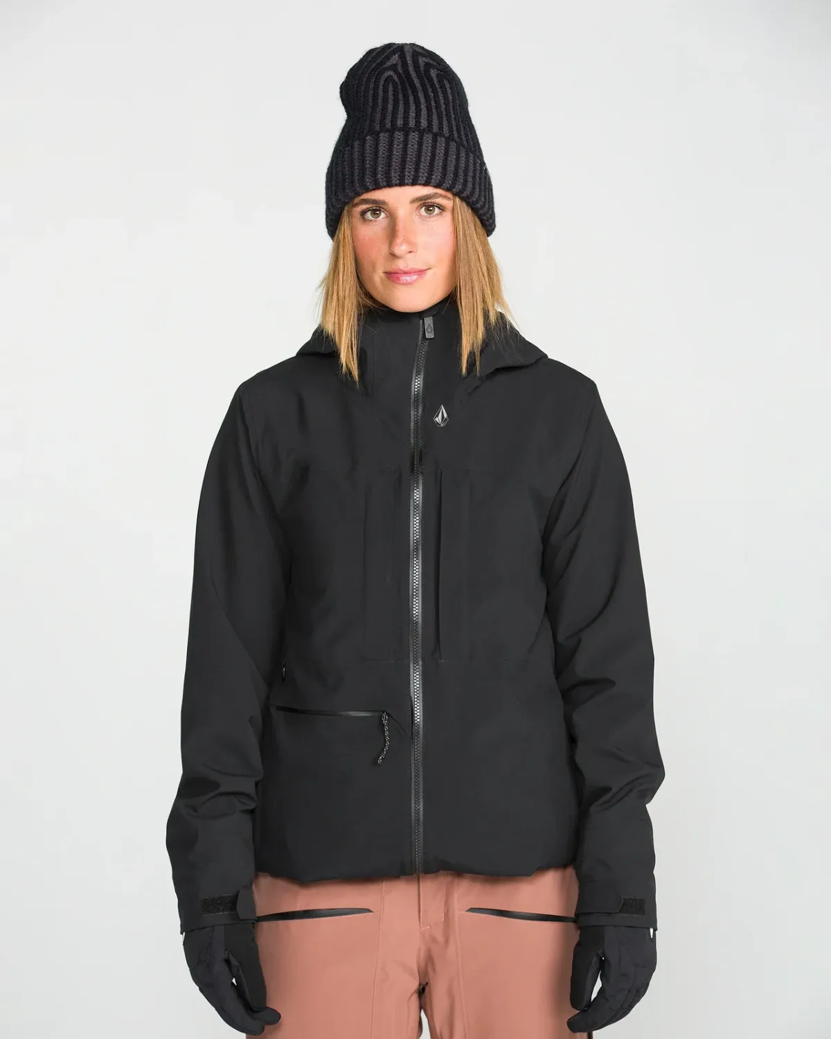Volcom Women's Cloudbreaker Stretch Jacket, Color: Black, Size: XS
