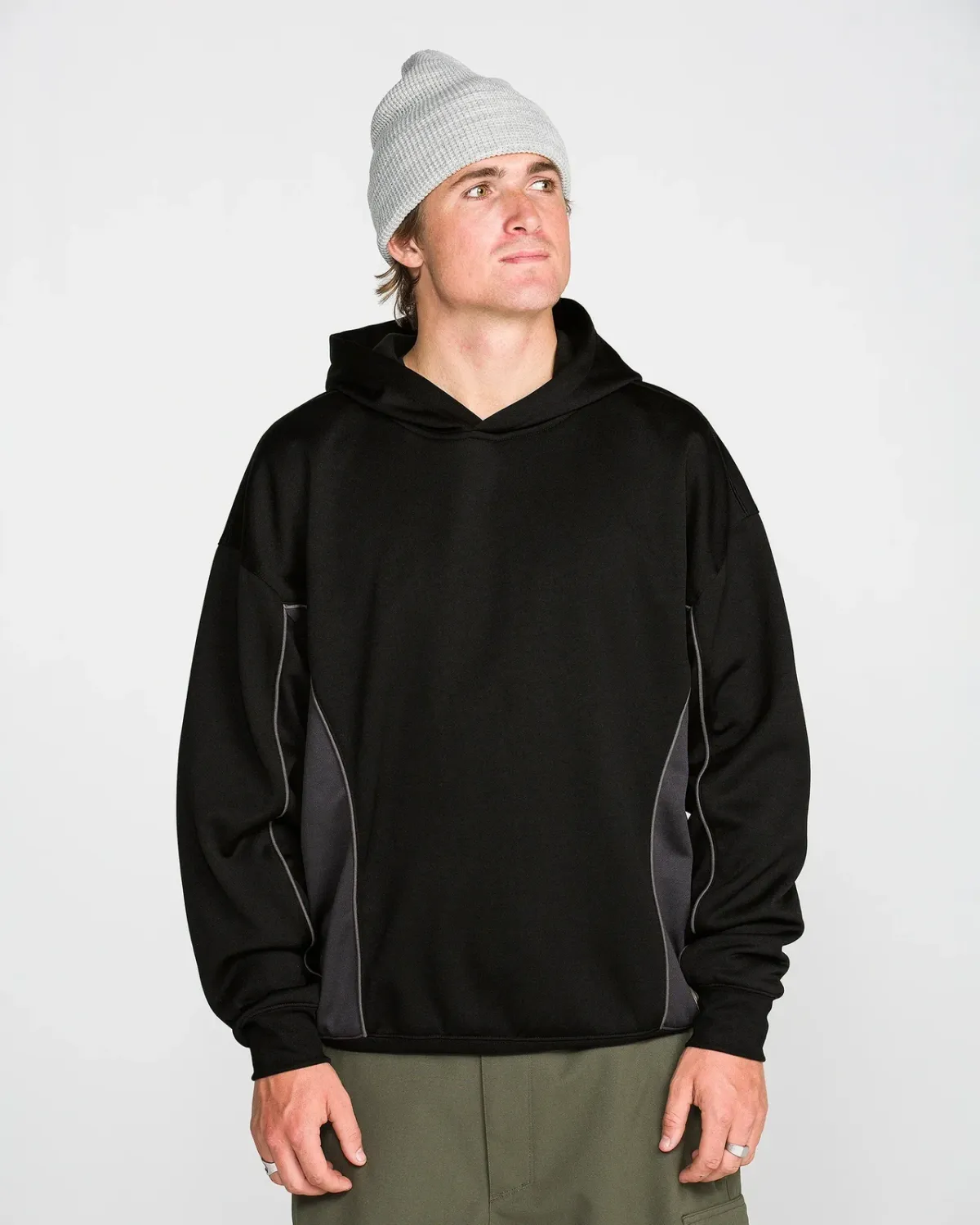 Volcom Men's Vital Hydro Pullover Hoodie, Color: Black, Size: S