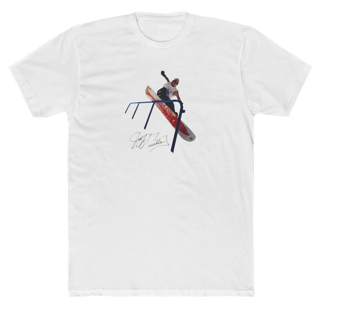 45RPM Men's Brushie Tee, Color: White, Size: M