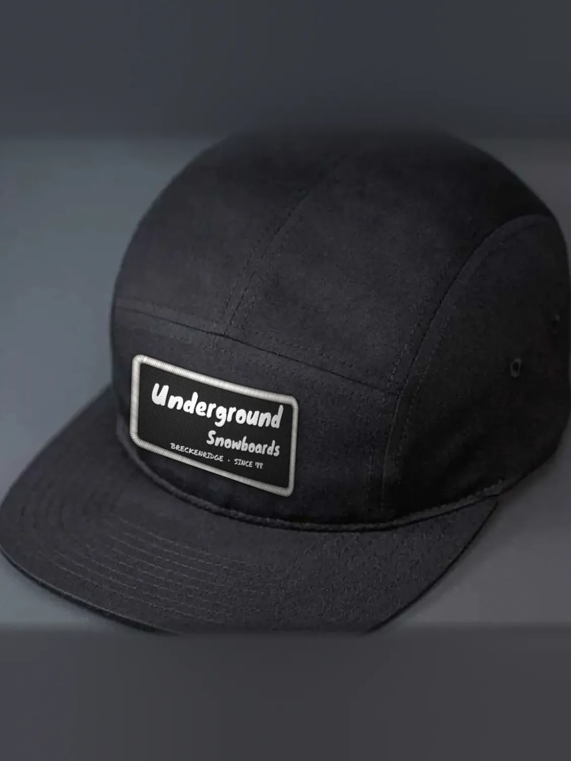 Underground Patch 5-Panel Hat, Color: Black