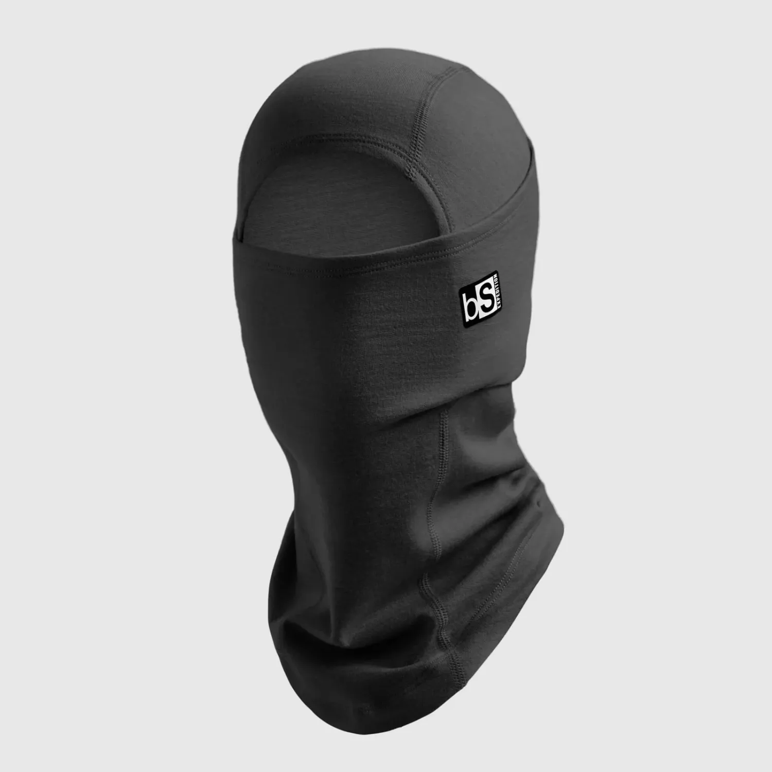 Blackstrap Merino Expedition Hood Balaclava, Color: Black