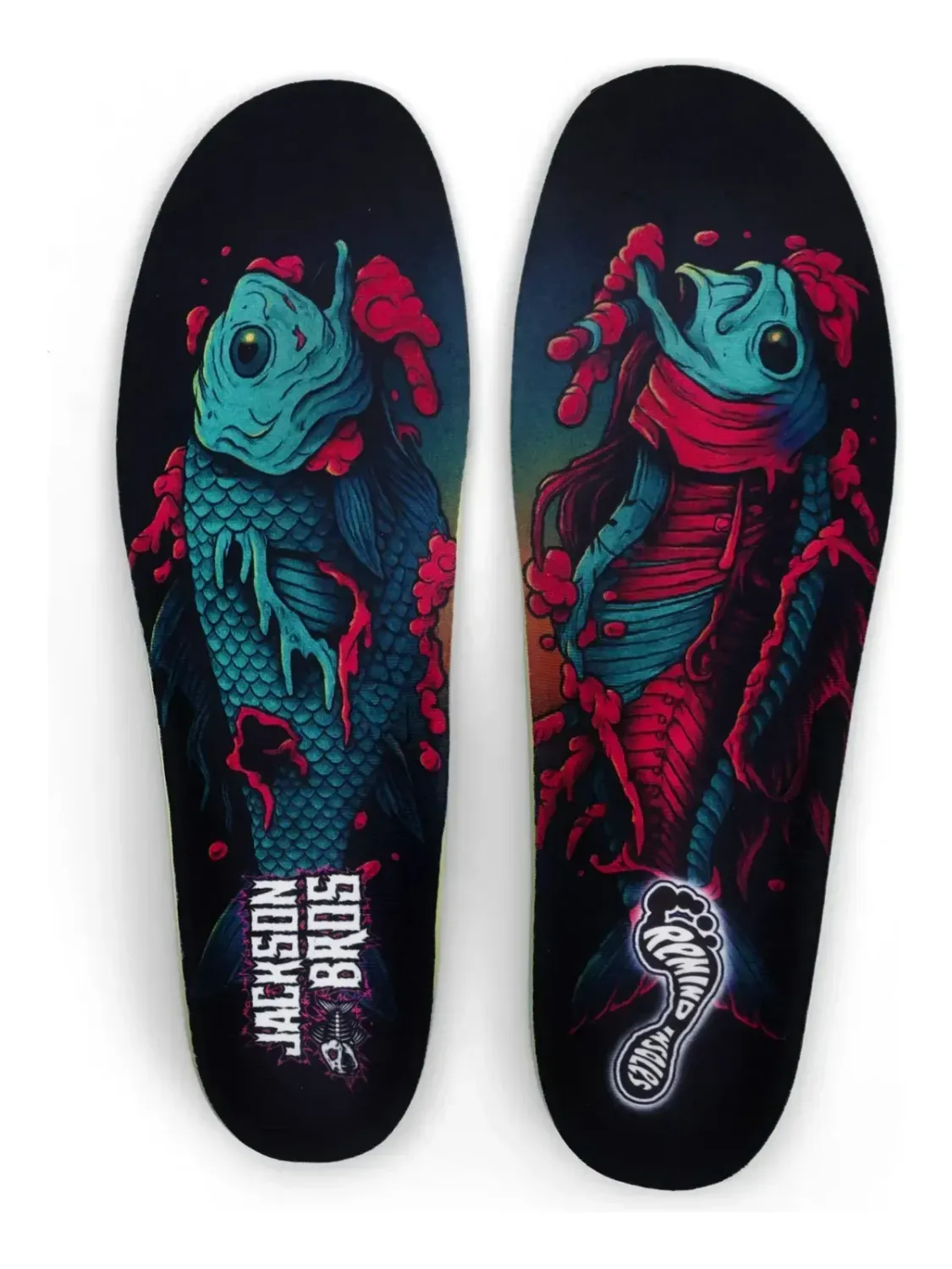 Remind Destin Impact Jackson Bros Dead Fish Insoles, Size: 7-7.5 Men / 9-9.5 Women
