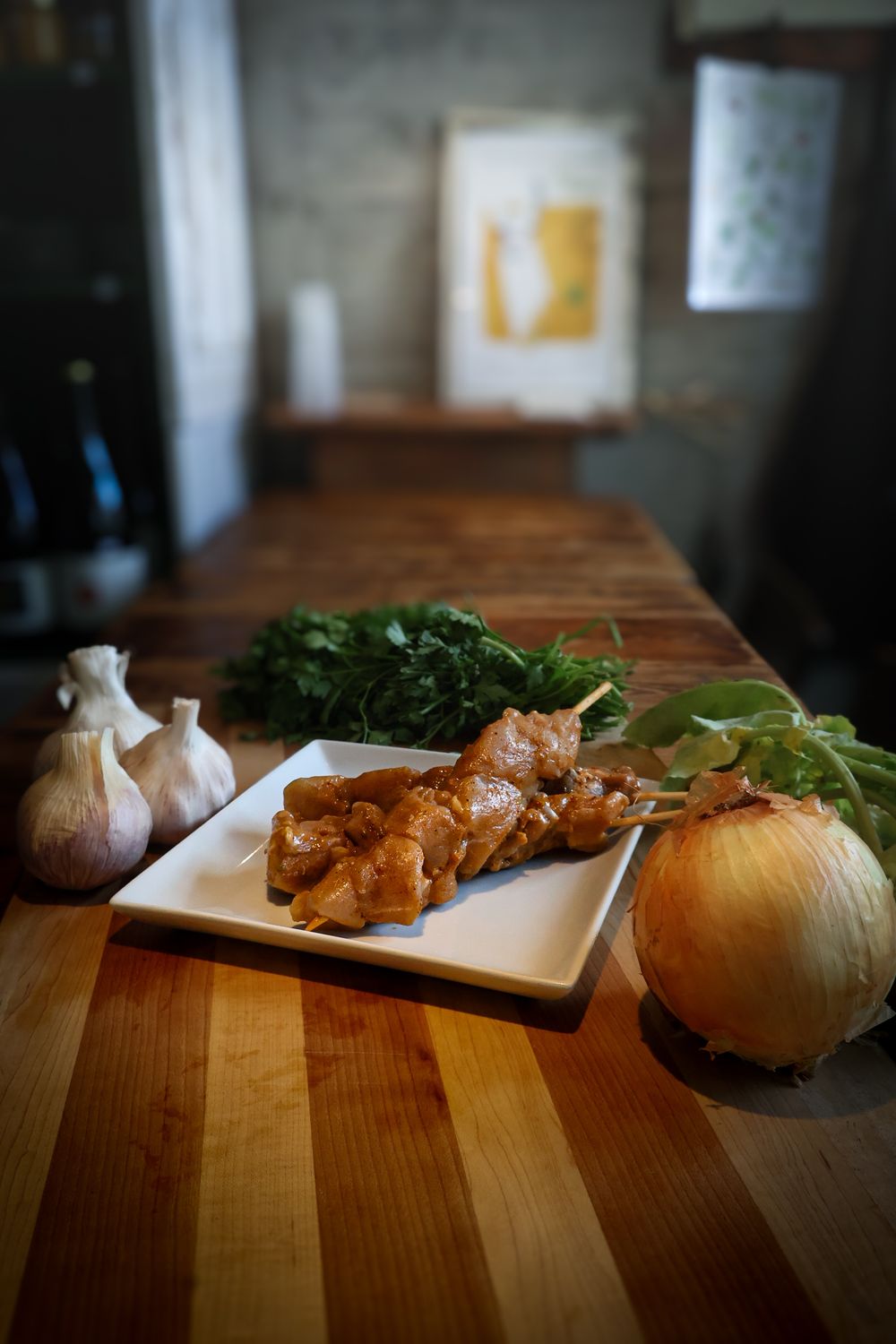 mariné poulet shish taouk