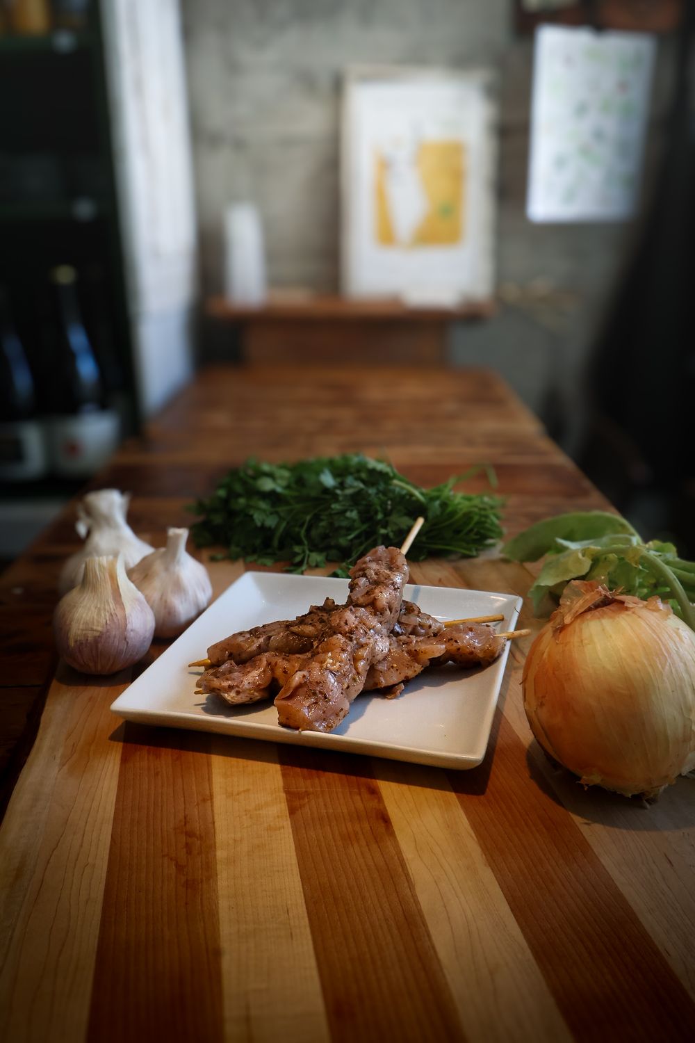 mariné poulet sumac