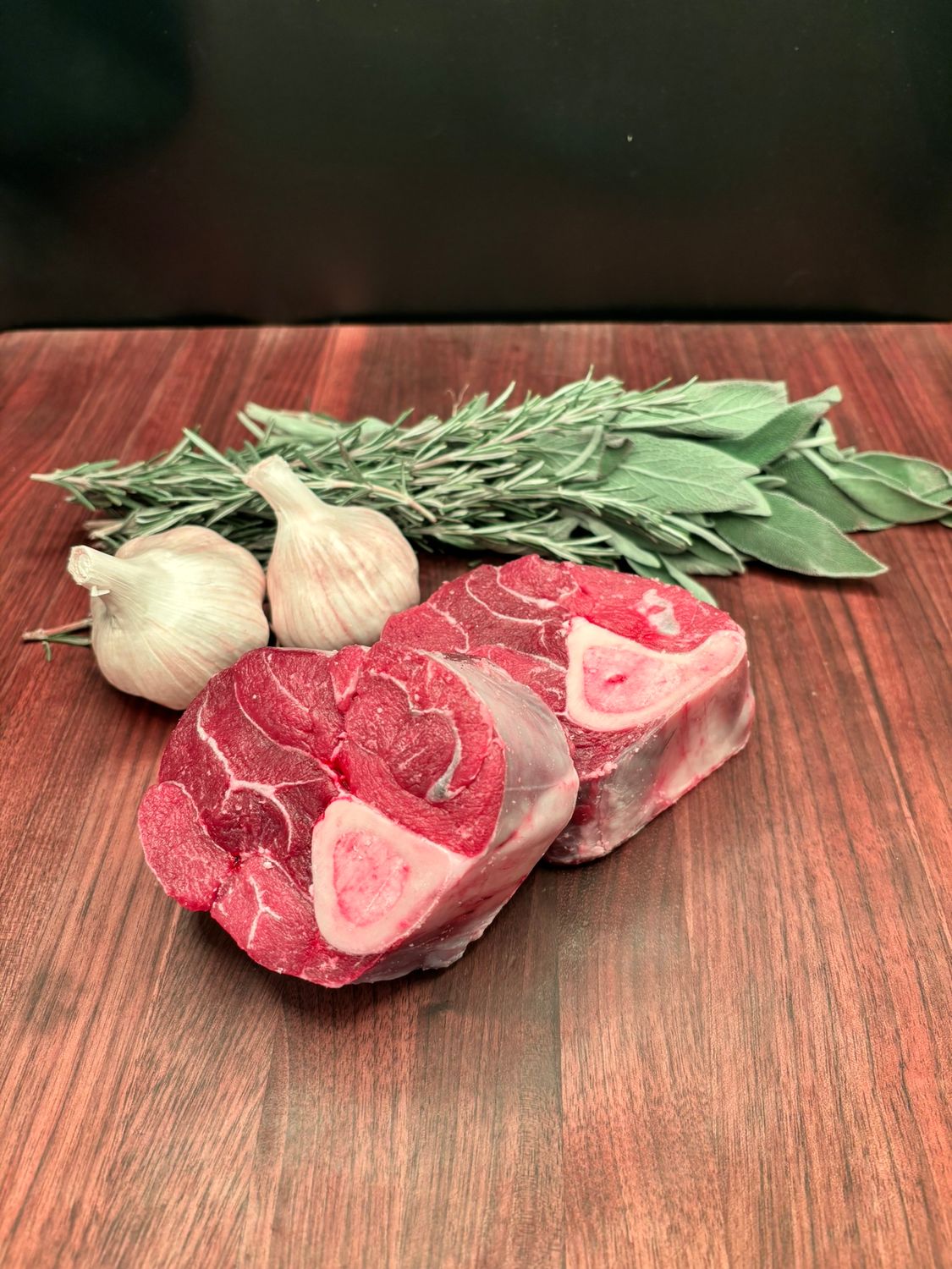 Osso bucco de cerf rouge