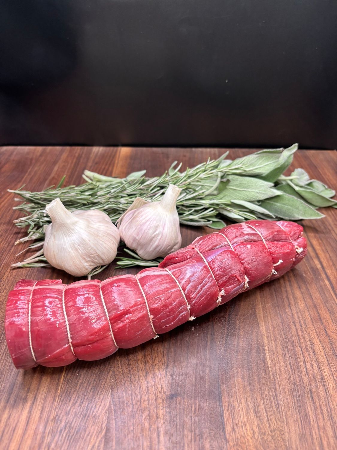 Rôti de filet de cerf rouge