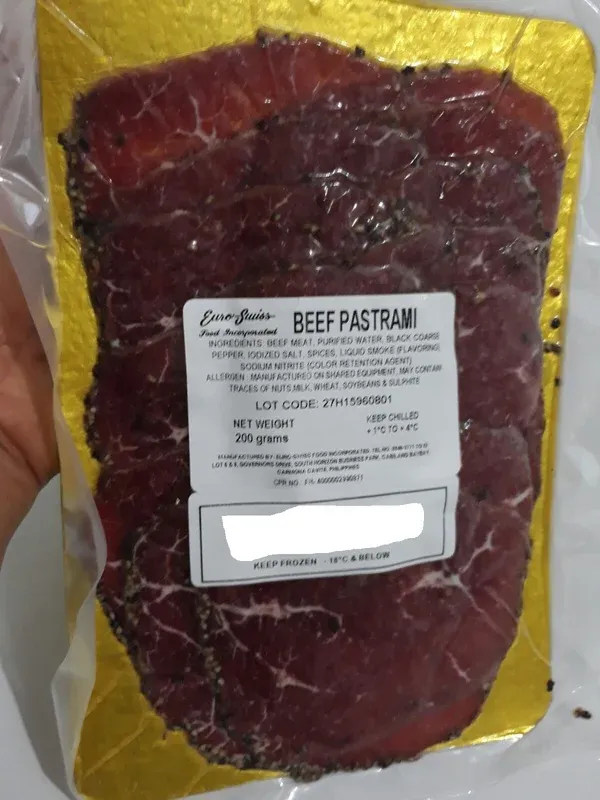 Euroswiss BEEF PASTRAMI 200G