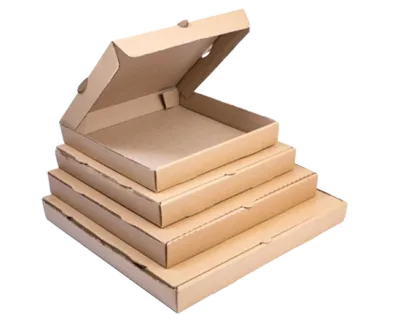 Plain Corrugated Pizza Box – 50pcs | Sizes 10, 11, 12, 14, 16 Inches