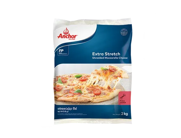 Anchor Shredded MOZZARELLA Cheese Extra Stretch 2kg