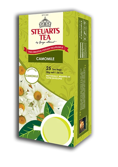 Steuarts CAMOMILE Tea - 25 tea bags