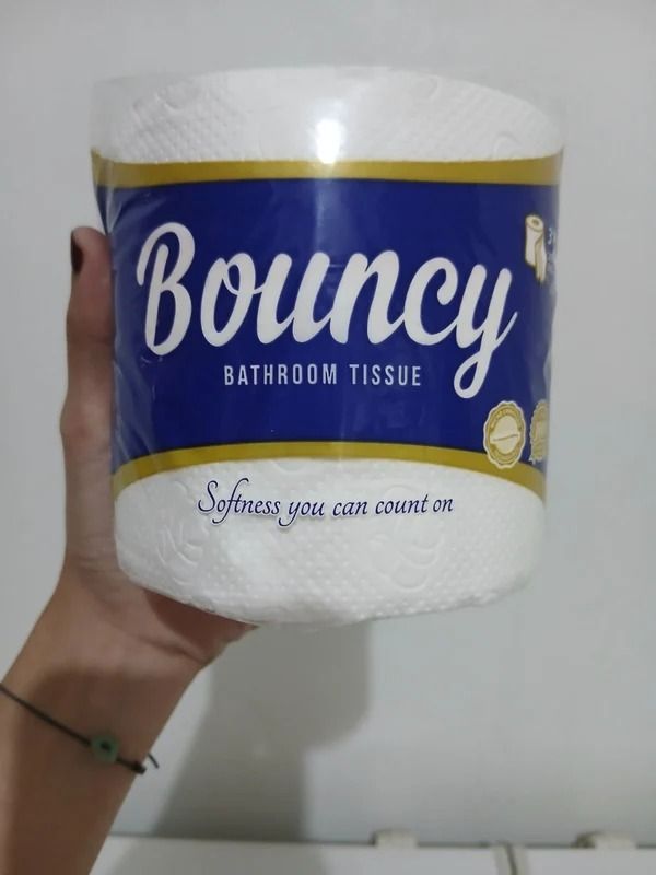 200 sheets Bouncy Single Bathroom Tissue 3 ply - BTVP 96/1/200 - 1 CASE (96 SINGLE ROLLS)