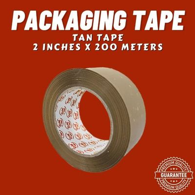 CLEAR or TAN Packaging Tape 200m x 2" (48mm)
