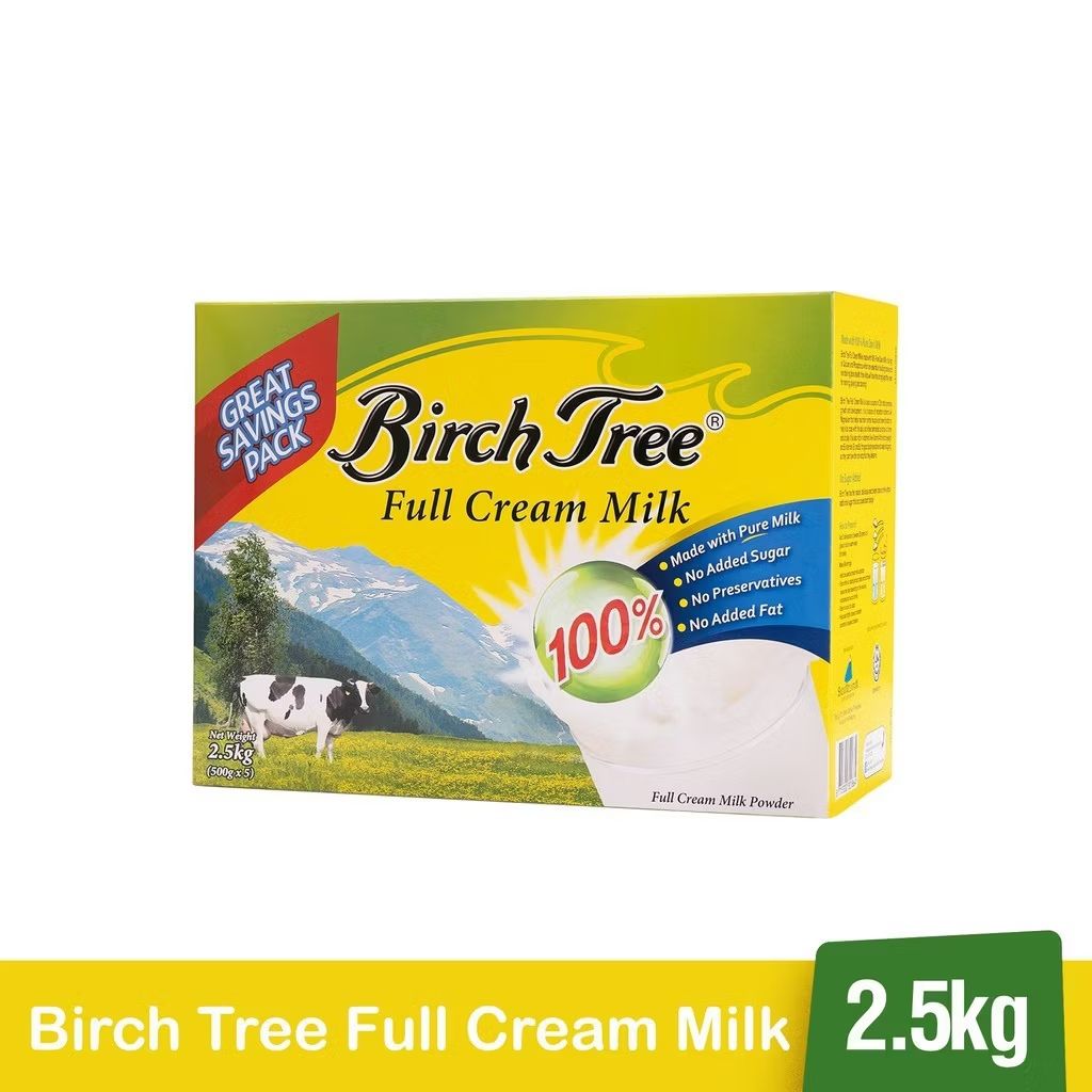 Birch Tree FULL CREAM MILK POWDER 2.5KG