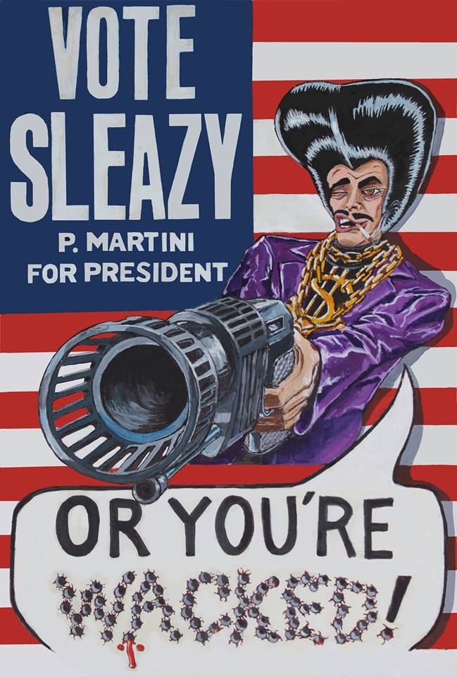 Vote Sleazy Print