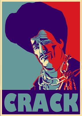 Sleazy Crack 18&quot;x12&quot; Print