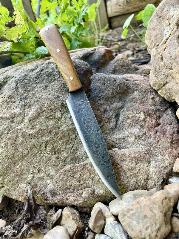 Small Osage Orange Handled Drop Point