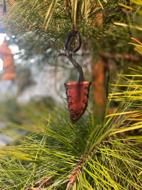 Chili Pepper Neck Knife With Sheath