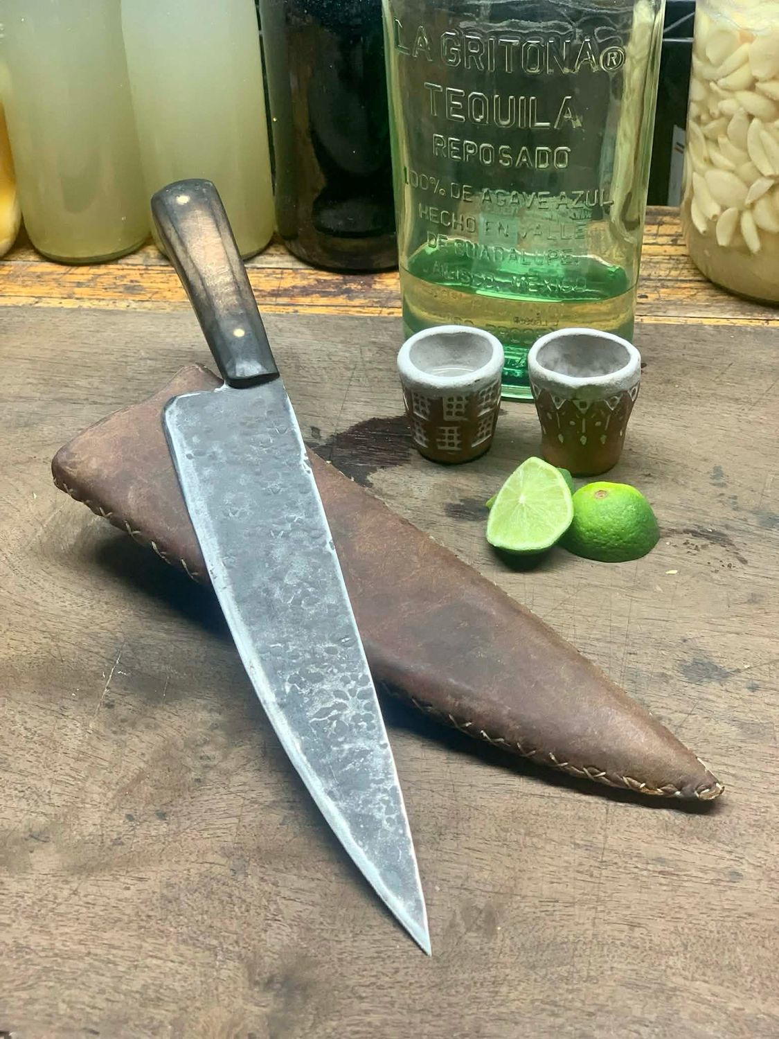 10’ Kitchen Knife With Maple Handle 10’ Kitchen Knife With Maple Handle