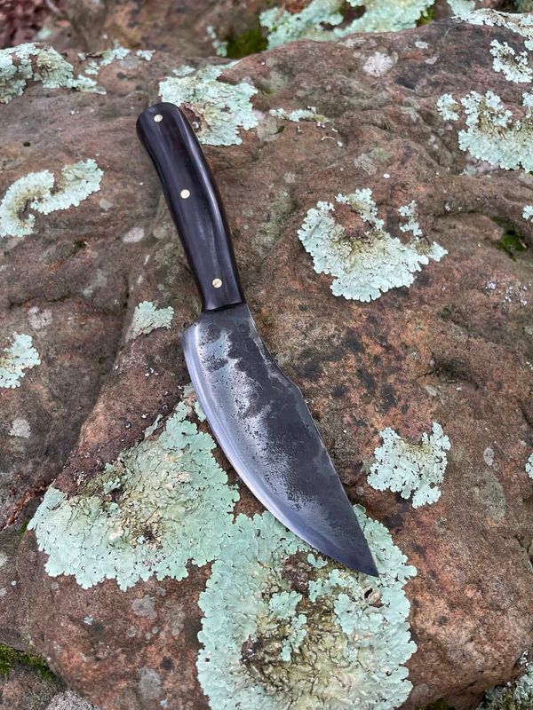Ozark Classic Belt Knife With Ebony Handle