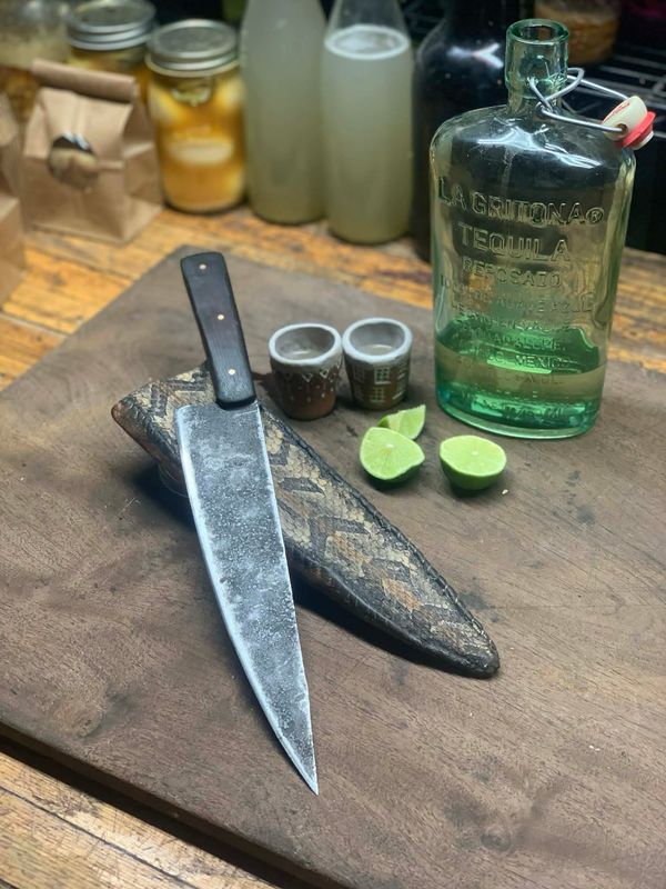 10” Chef Knife With Picana Negra Handle