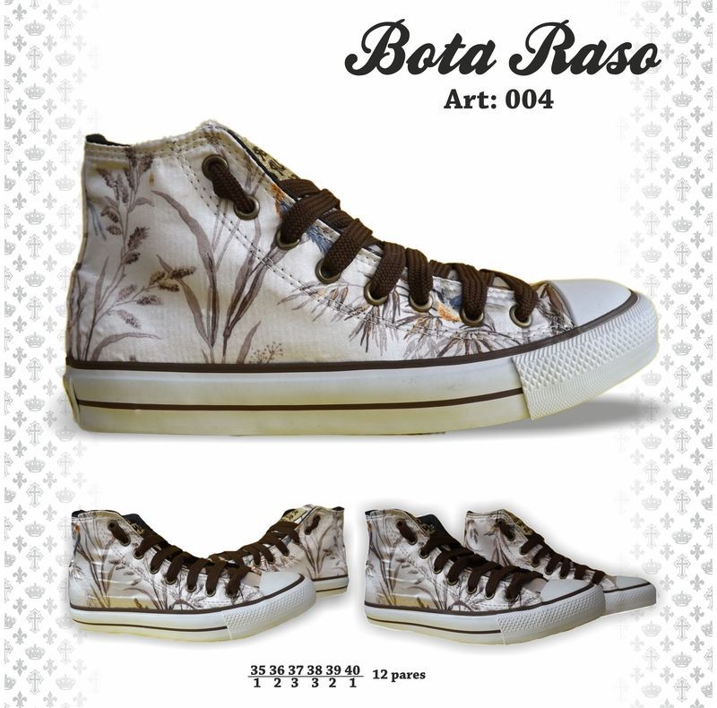 Botita Raso Art.4 Beige / Choco