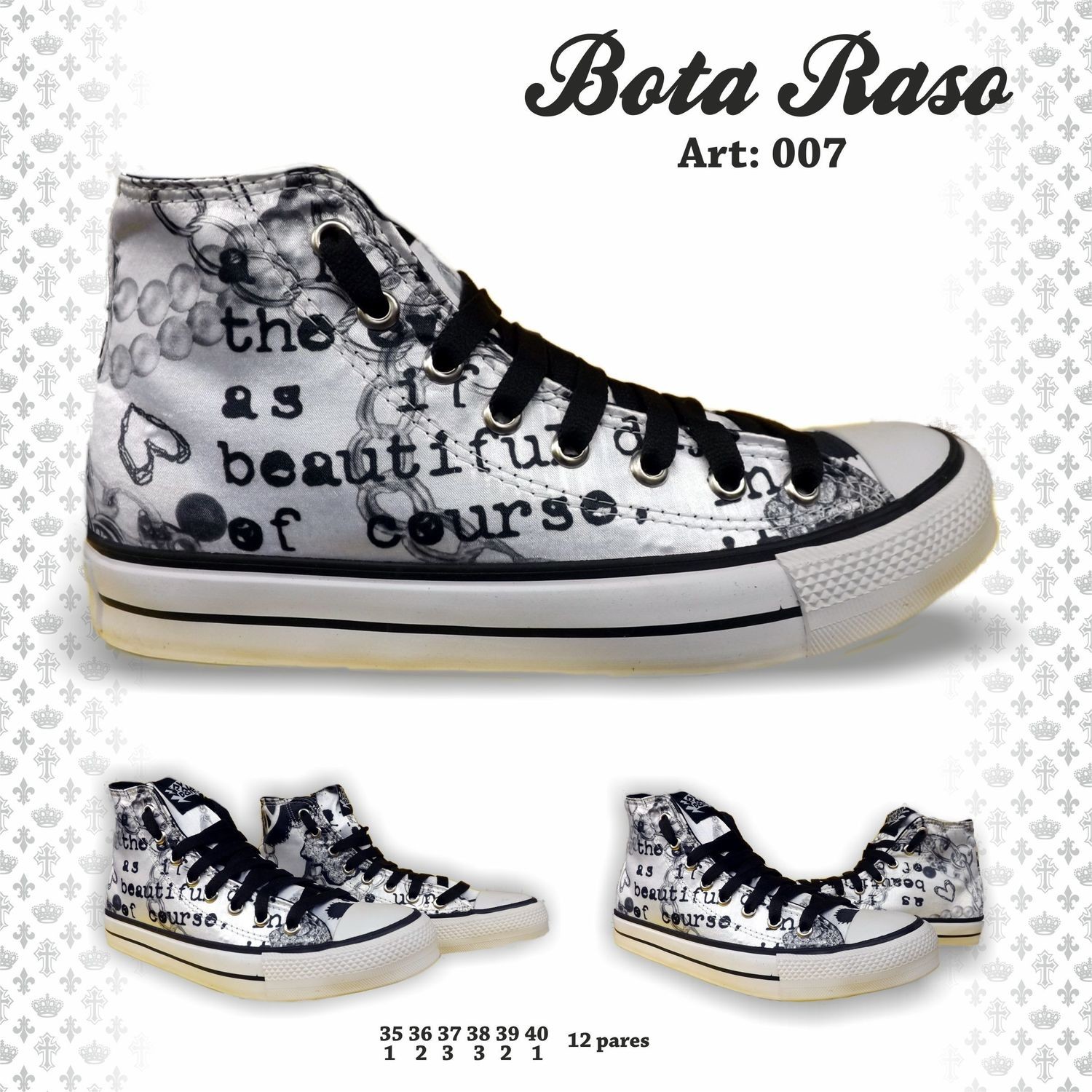 Botita Raso Art.7 Plata