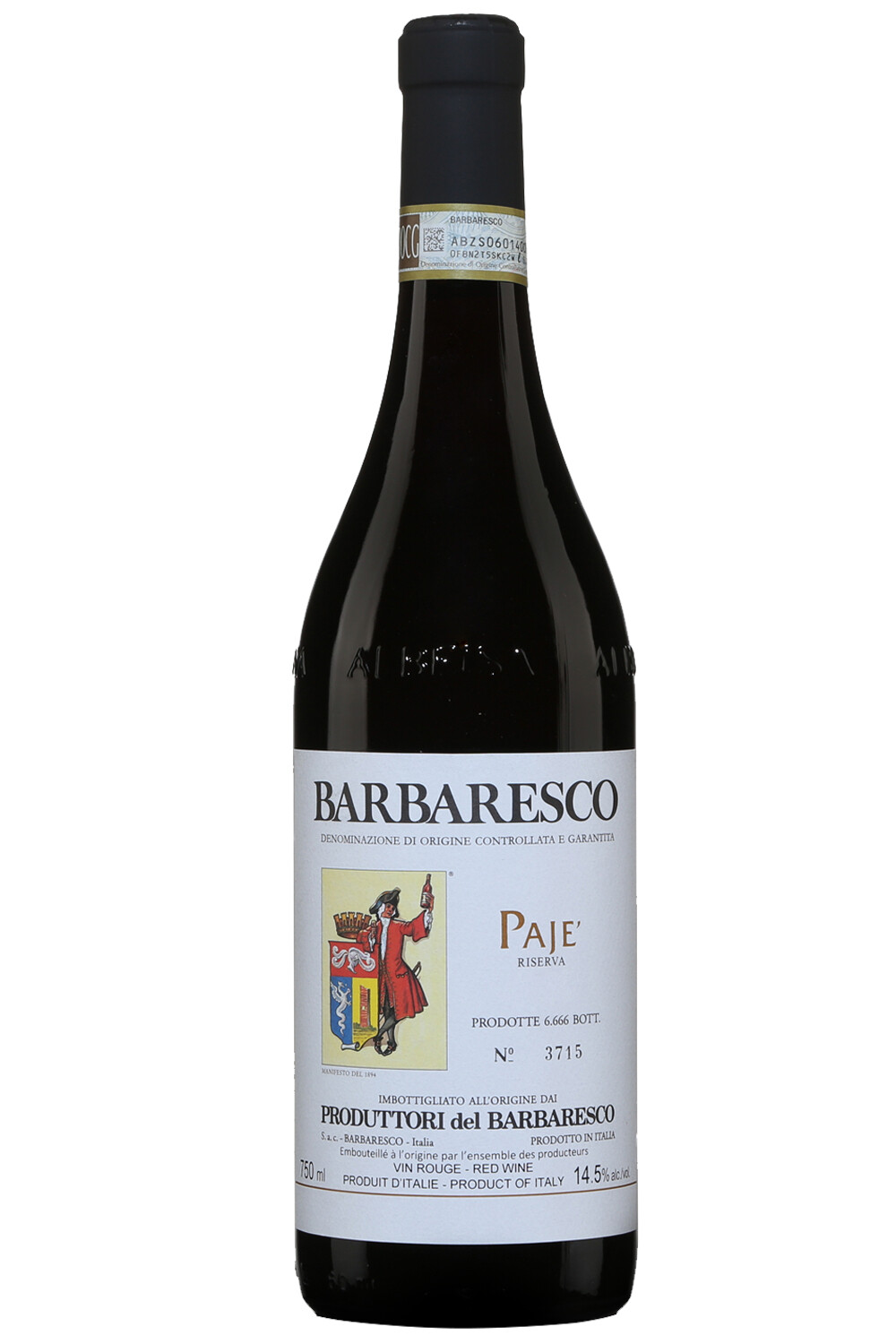 Produttori del Barbaresco Barbaresco  Riserva Pajé 2019