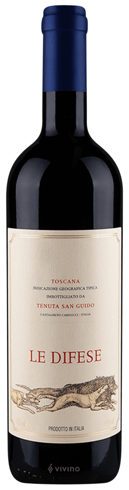 Tenuta San Guido 2023 Rood Le Difese (3de wijn Sassiscaia) Tenuta San Guido 2023 Rood Le Difese (3de wijn Sassiscaia)