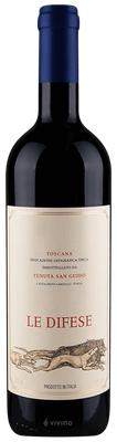 Tenuta San Guido 2023 Rood Le Difese (3de wijn Sassiscaia) Tenuta San Guido 2023 Rood Le Difese (3de wijn Sassiscaia)