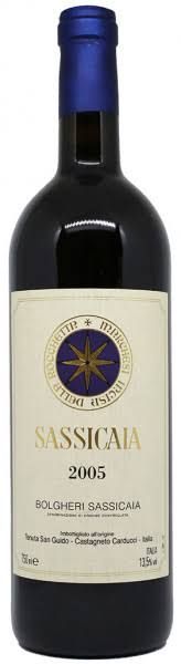 Sassicaia Rood 2005