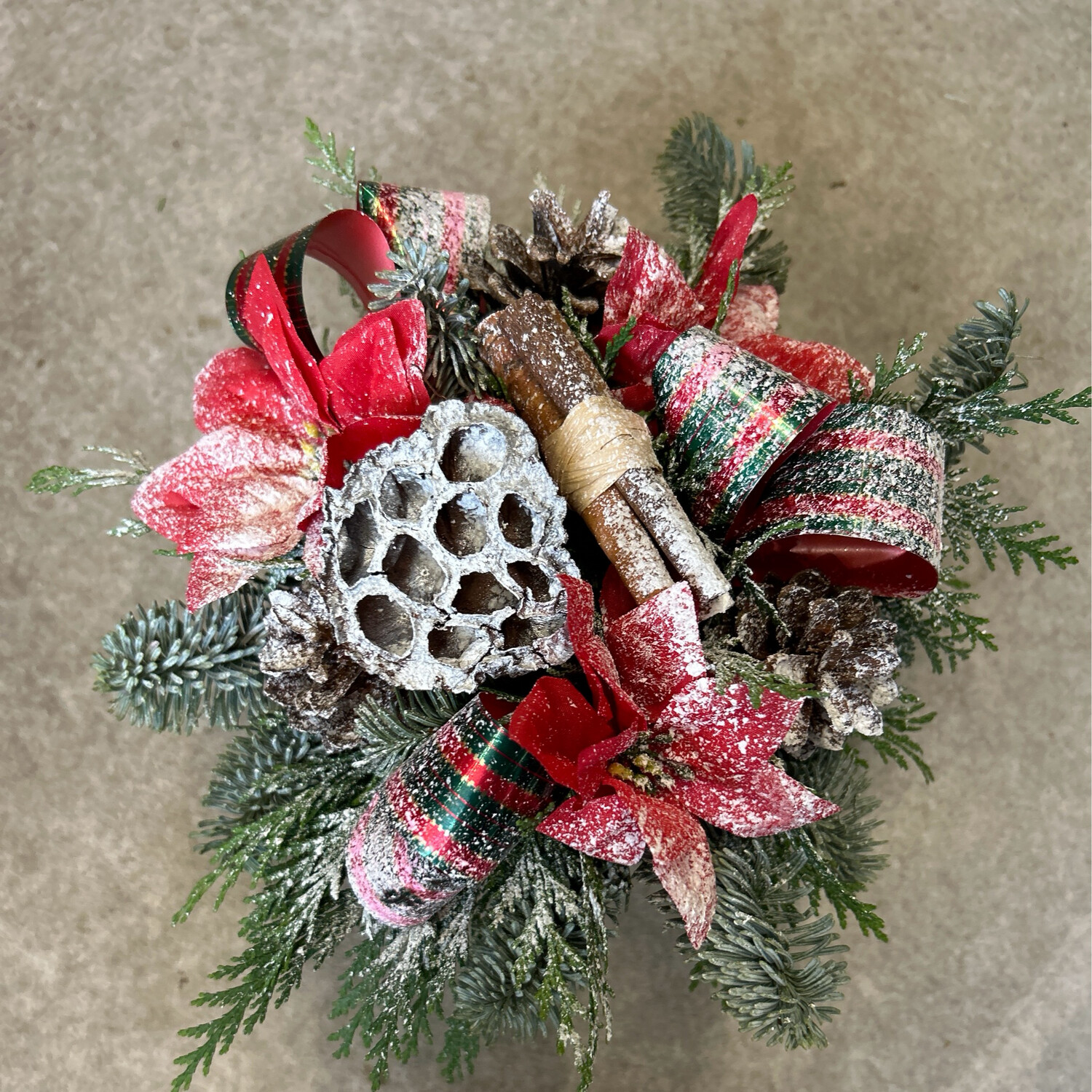 Festive Grave Pot
