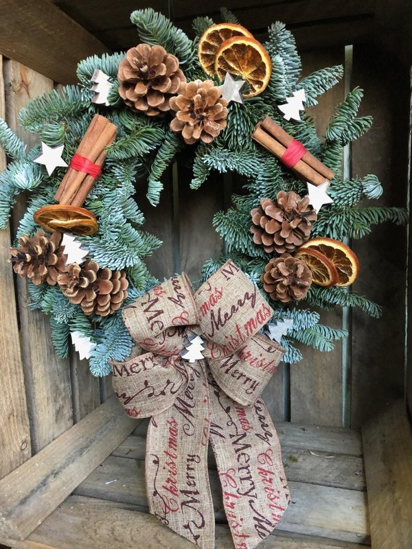 Spruce Door Wreath