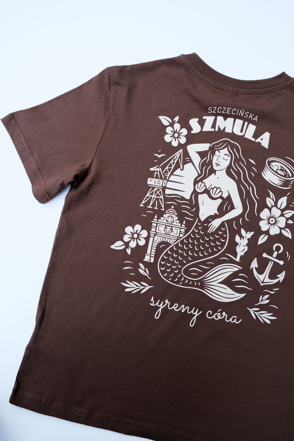 KOSZULKA SZCZECIŃSKA SZMULA SYRENY CÓRA (Brąz)