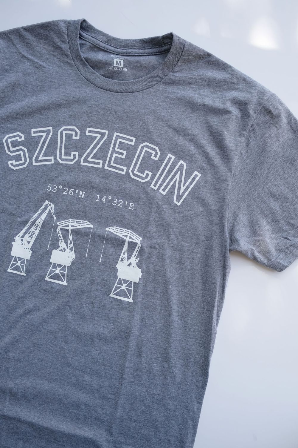 KOSZULKA DŹWIGI SZCZECIN SZARA