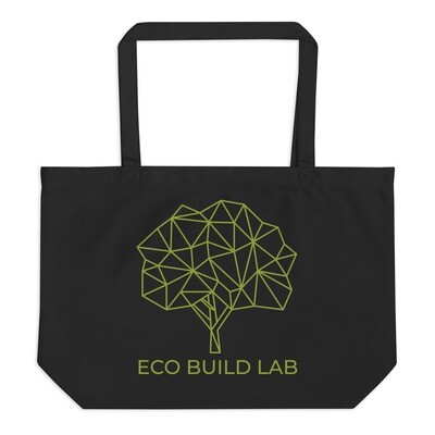 EBL - Large organic tote bag (green logo)