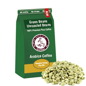 Arabica - Green Bean - Yellow Honey Caturra - Câu Dât