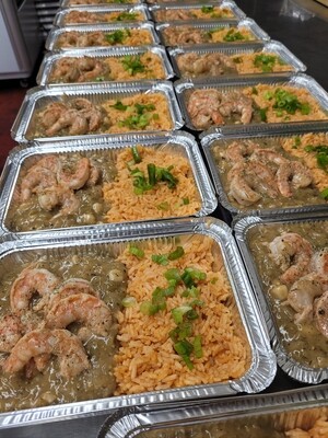 Gluten-free Shrimp Pozole with Spanish Rice, frozen, 2 Servings